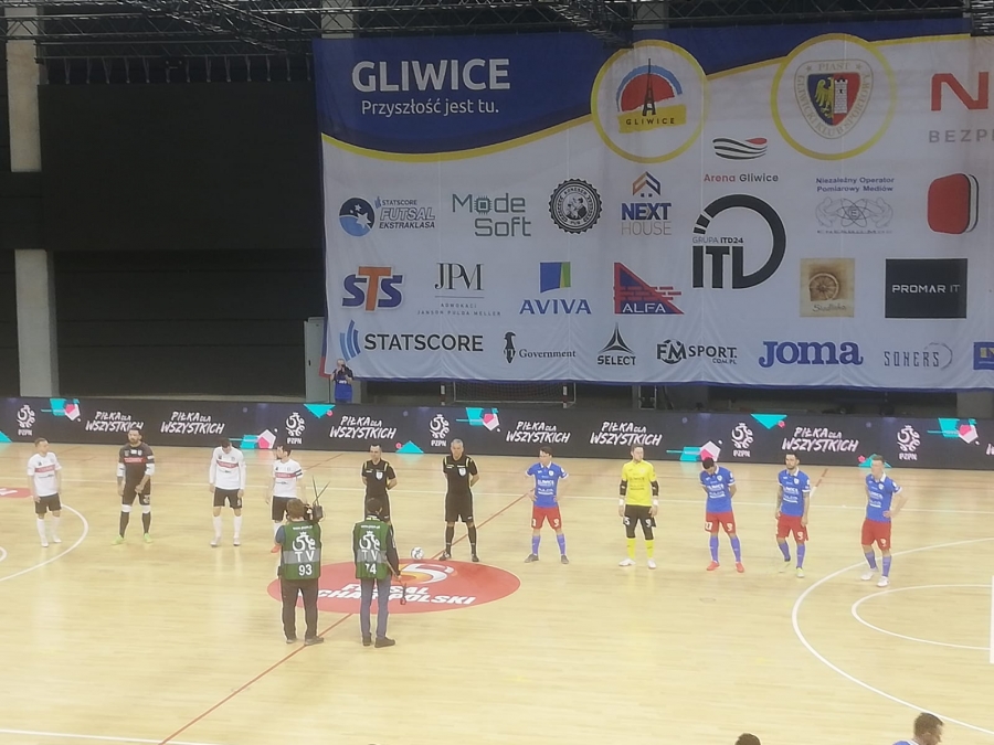 Piast Gliwice wykonał duży krok w kierunku finału Pucharu Polski w futsalu