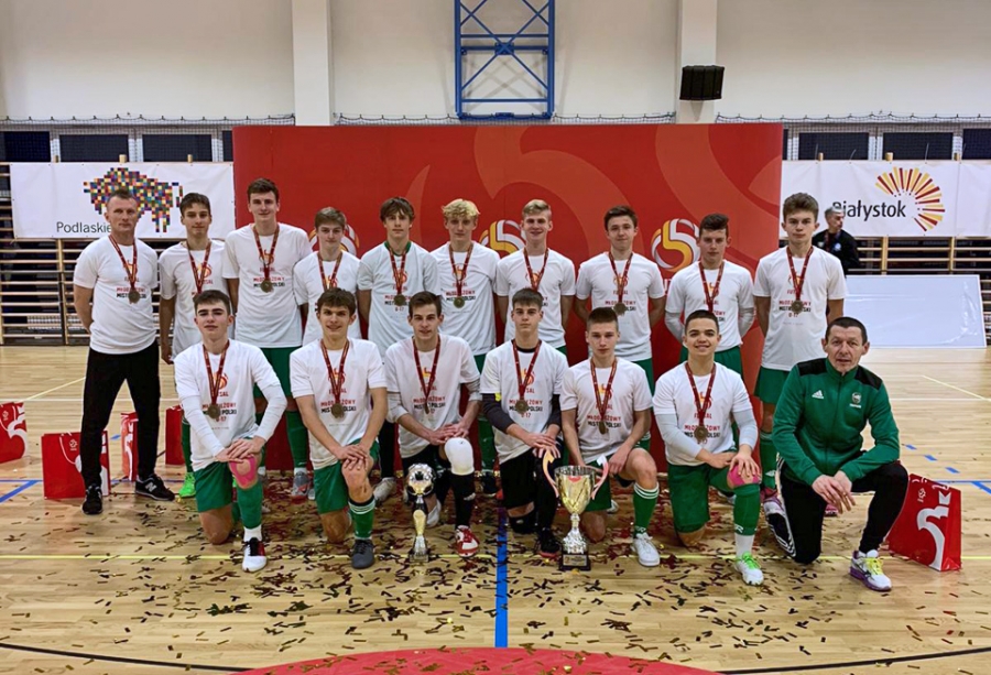 Złota radość Rekordu i brązowa Marexu na zakończeniu Młodzieżowych Mistrzostw Polski w Futsalu U17