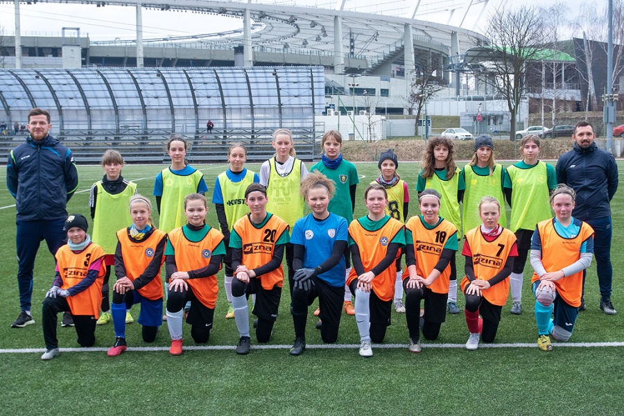 Reprezentacja Śląskiego Związku Piłki Nożnej U13 dziewcząt rozegrała grę wewnętrzną