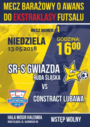 Gwiazda zaczyna baraże o awans do ekstraklasy futsalu