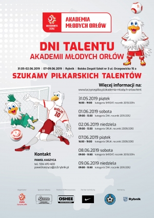 Akademia Młodych Orłów w Rybniku zaprasza na Dni Talentu