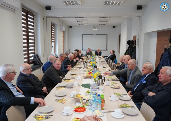 Nestorzy rozpoczęli tradycyjne przedświąteczne spotkania z Prezesem Śląskiego ZPN