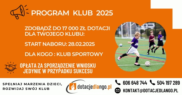 Program Klub edycja 2025 - Dotacje dla NGO