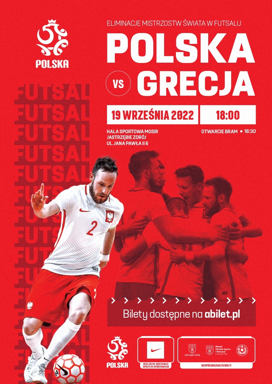 Mecz eliminacji Mistrzostw Świata w futsalu Polska-Grecja