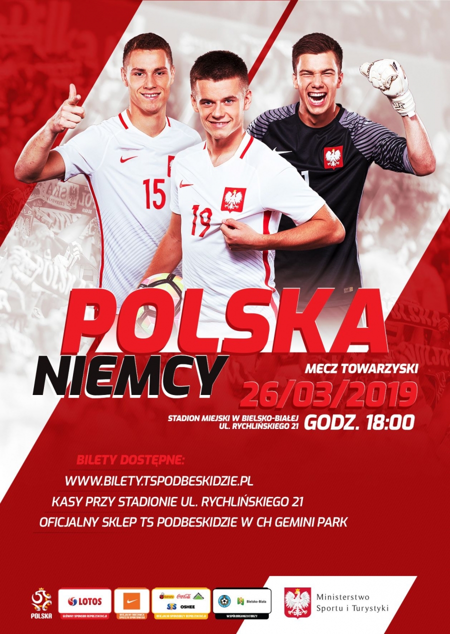 Akredytacje dziennikarskie na mecz reprezentacji U20 Polska – Niemcy