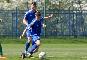 Juniorzy Ruchu Chorzów świętowali 100 bramkę i awans do barażów