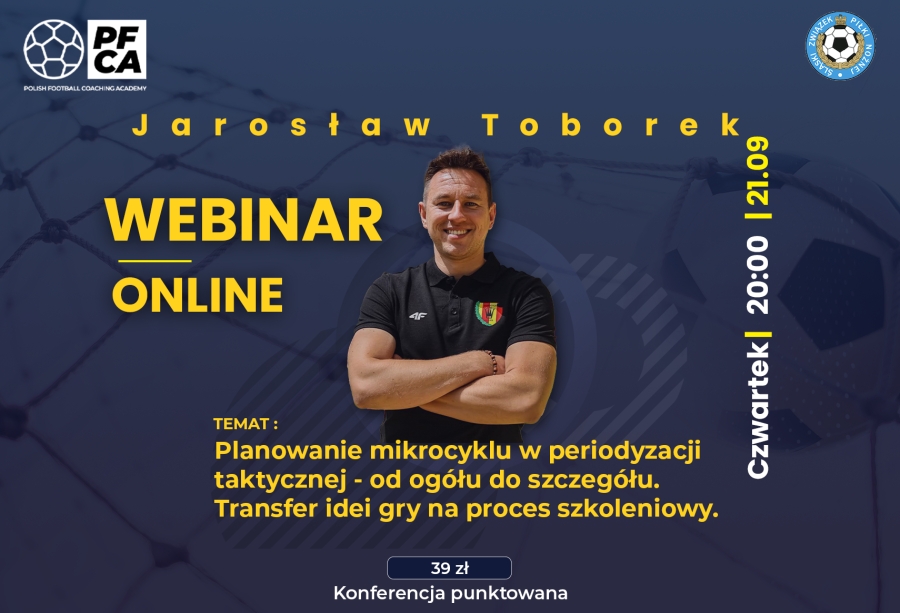Zapraszamy na webinar z Jarosławem Toborkiem