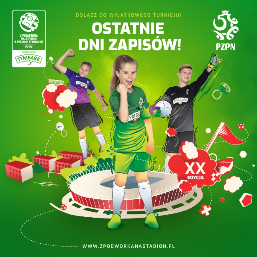 Ostatnie dni zapisów do XX edycji Turnieju &quot;Z Podwórka na Stadion o Puchar Tymbarku&quot;