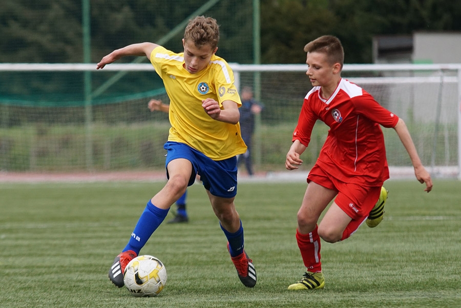 Mecz Śląski Związek Piłki Nożnej U13 - Podkarpacki Związek Piłki Nożnej U13 w obiektywie naszej kamery