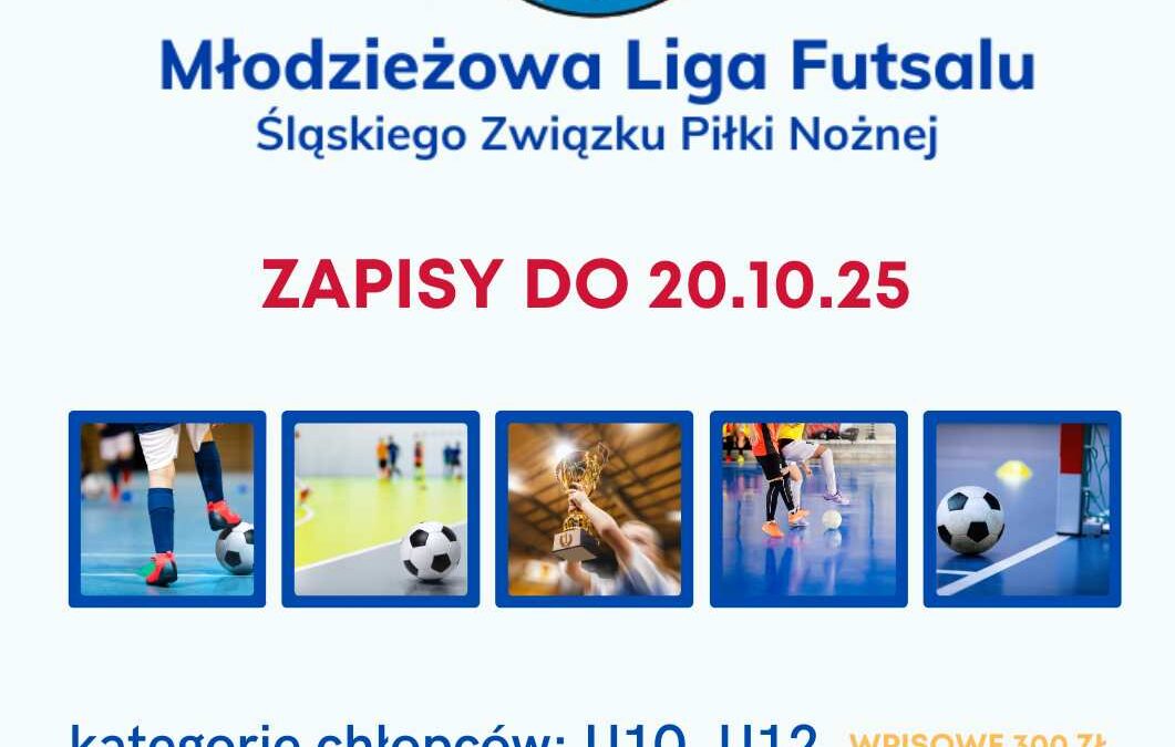 Znamy harmonogram Młodzieżowej Ligi Futsalu w Podokręgu Częstochowa