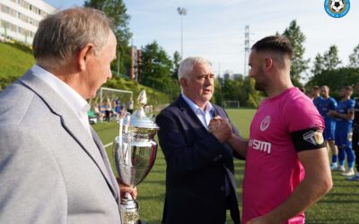 Prezes Śl. ZPN pogratulował Sparcie Katowice awansu