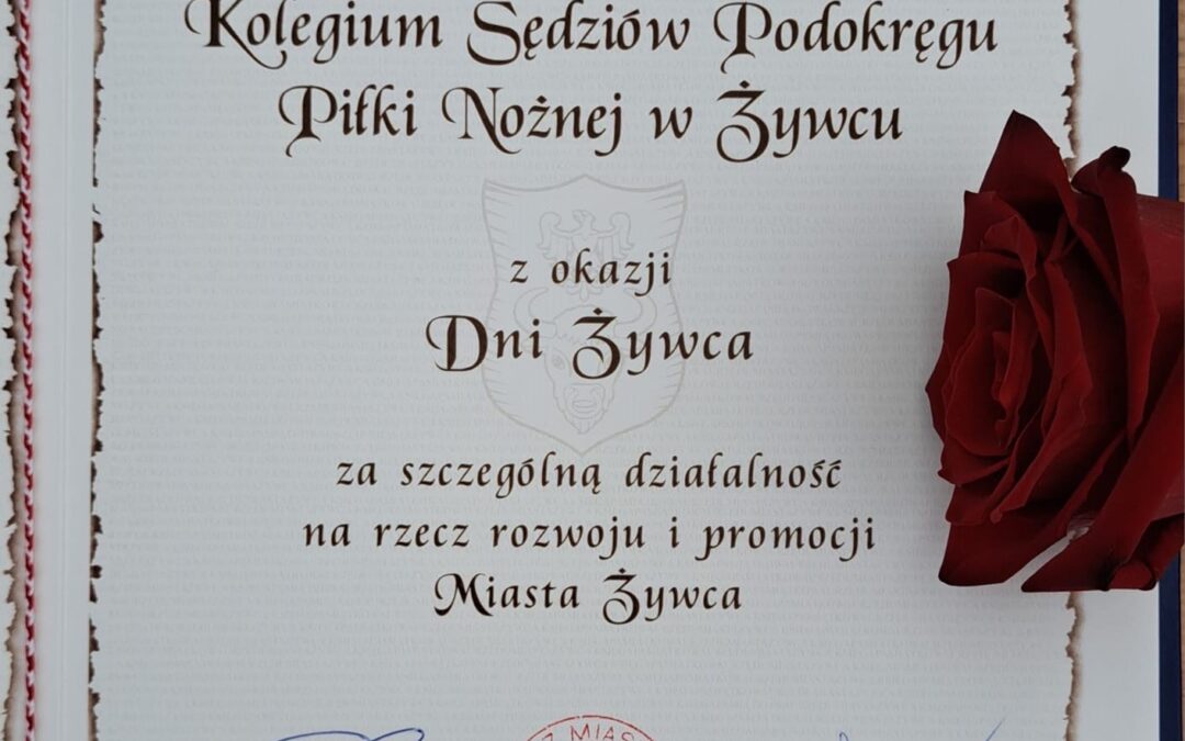 Uhonorowanie Kolegium Sędziów