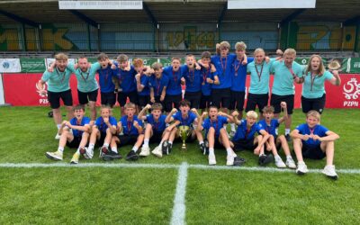 Reprezentacja Śląskiego ZPN U13 chłopców z brązem Mistrzostw Polski Młodzików