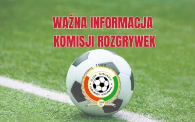 ORGANIZACJA MECZÓW DRUŻYN MŁODZIEŻOWYCH