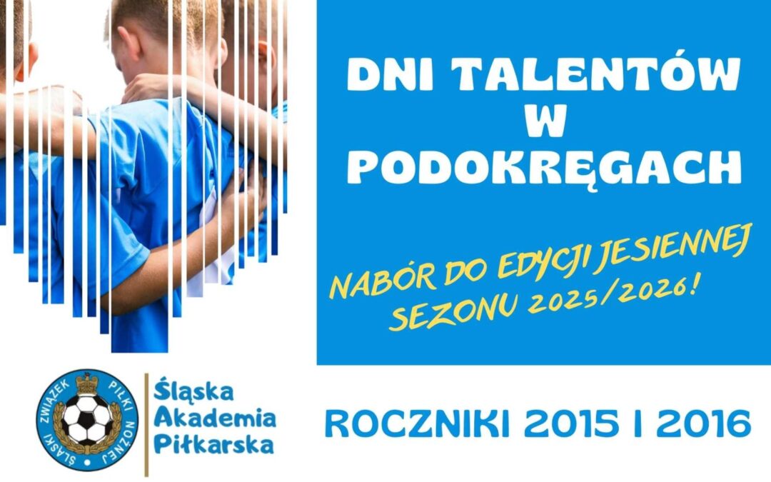 NABÓR DO PROJEKTU ŚLĄSKA AKADEMIA PIŁKARSKA- EDYCJA 2025/2026