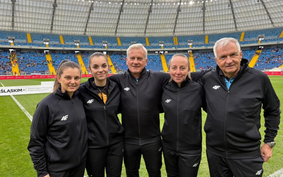 Sędziny z Bytomia na meczu Legend