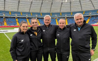 Sędziny z Bytomia na meczu Legend