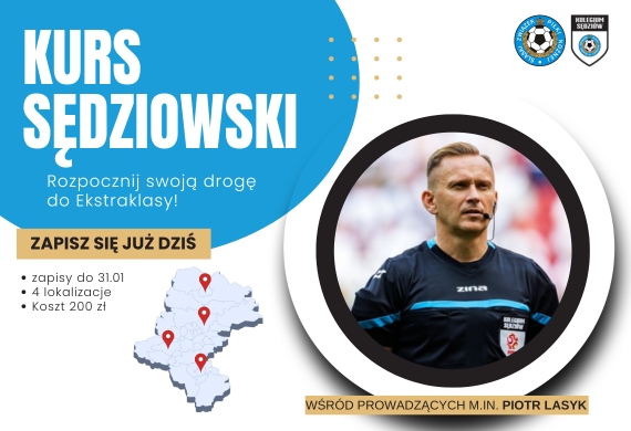 Zostań Sędzią Śląsk! Zapraszamy na Kurs sędziowski