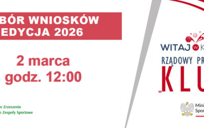 2 marca początek naboru wniosków w&nbsp;tegorocznej edycji Rządowego Programu „KLUB”