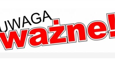 Ważna informacja dot. rozgrywek E1 !