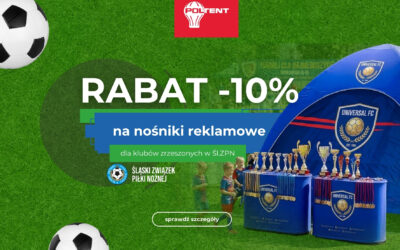 Wyróżnij swój klub z&nbsp;Poltent! Specjalny rabat 10% dla członków Śląskiego ZPN!