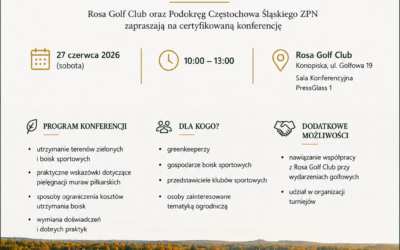 Certyfikowana konferencja dla greenkeeperów