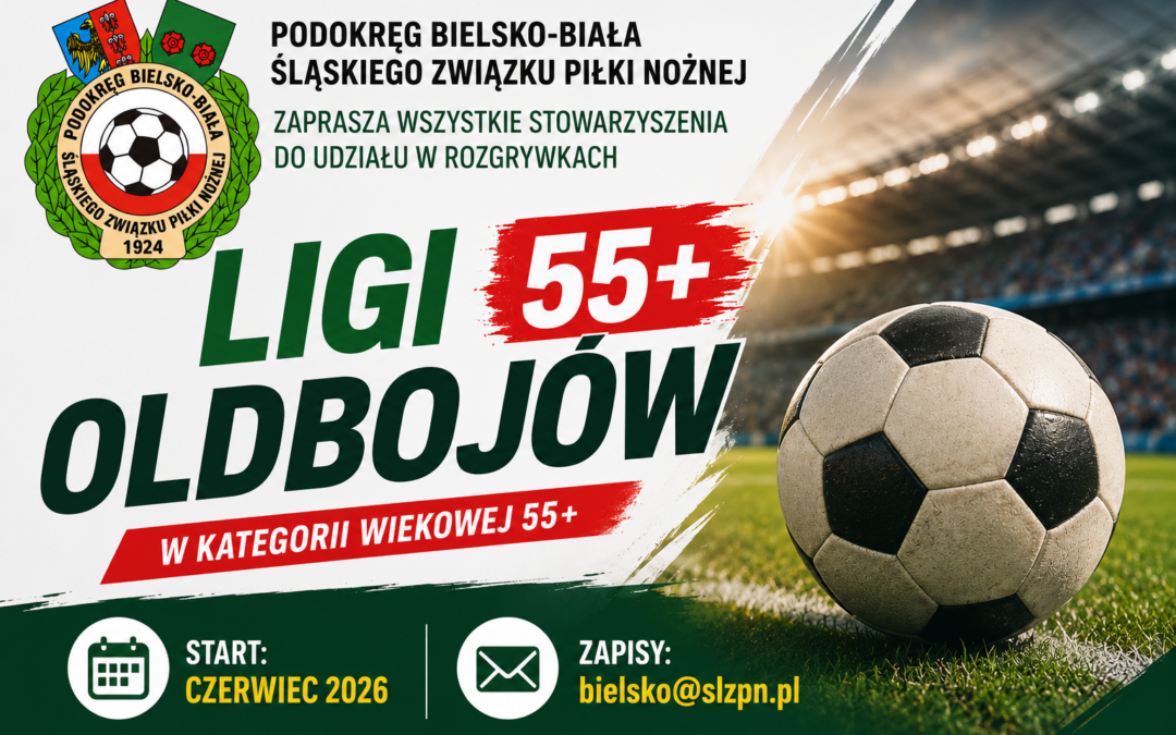Startują zapisy do&nbsp;Ligi Oldbojów +55!