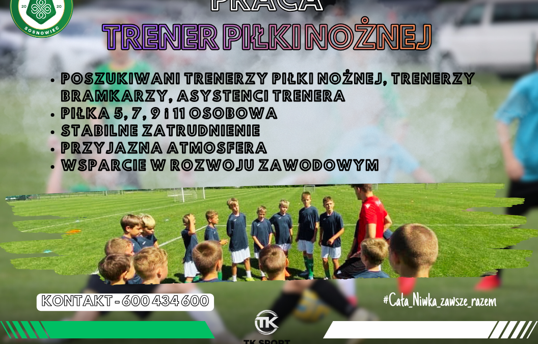 PRACA TRENERA W&nbsp;AKS 2020 GÓRNIK NIWKA SOSNOWIEC