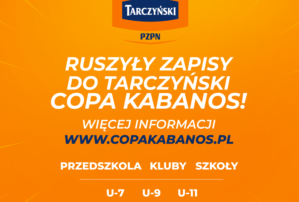 Ruszyły zapisy do&nbsp;Tarczyński Copa Kabanos! Nowy turniej dla dzieci w&nbsp;całej Polsce
