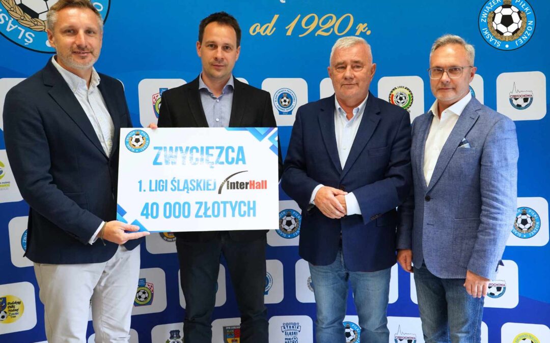 Nagrody rozdane. Sezon 1. Ligi Śląskiej – InterHall za&nbsp;nami. Gratulujemy klubom i&nbsp;dziękujemy Prezesowi InterHall Szymonowi Kurdzielowi!