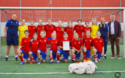 Zawodniczki Rakowa Częstochowa wygrywają Śląską I Ligę Młodziczek U-13