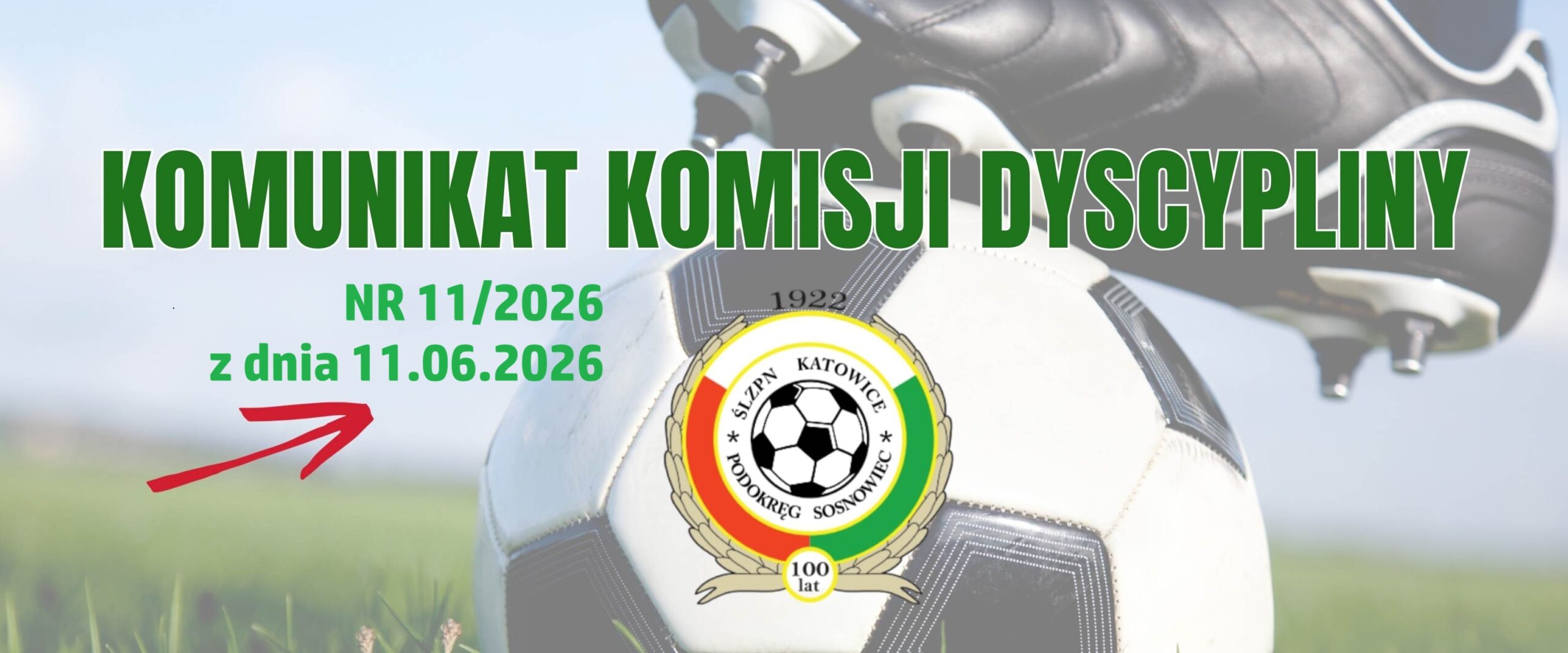KOMUNIKAT KOMISJI DS. DYSCYPLINY NR 11/2026