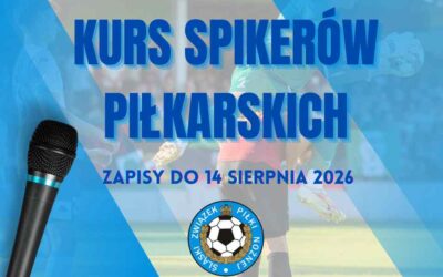 Zapraszamy na&nbsp;Kurs Spikerów Piłkarskich dla klubów III ligi i&nbsp;klas niższych