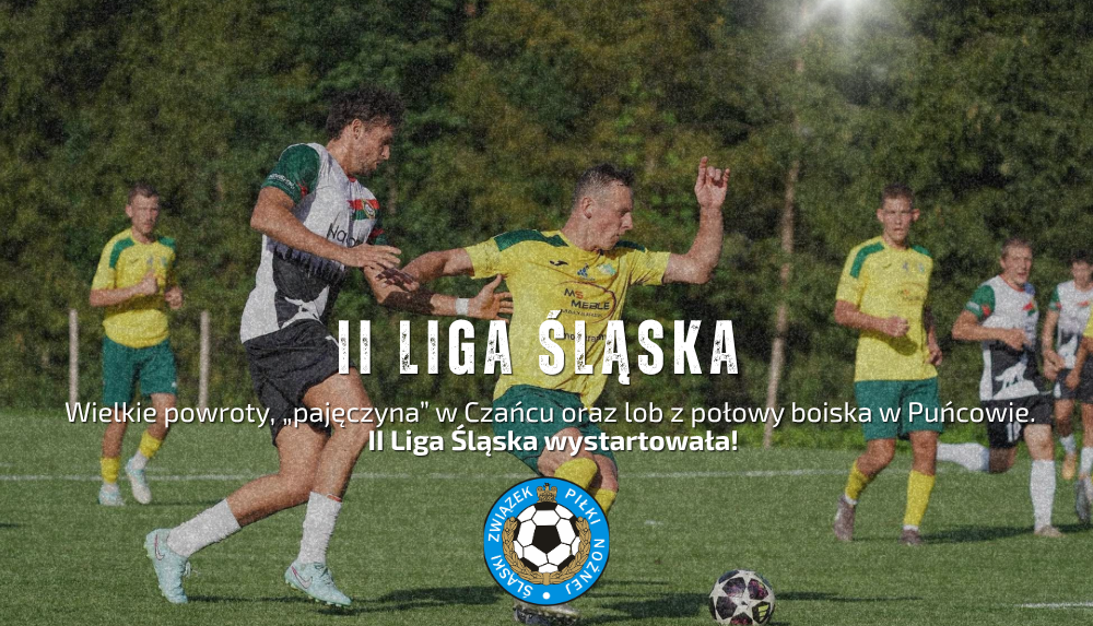 Wielkie powroty, „pajęczyna” w&nbsp;Czańcu oraz&nbsp;lob z&nbsp;połowy boiska w&nbsp;Puńcowie. II&nbsp;Liga Śląska wystartowała!